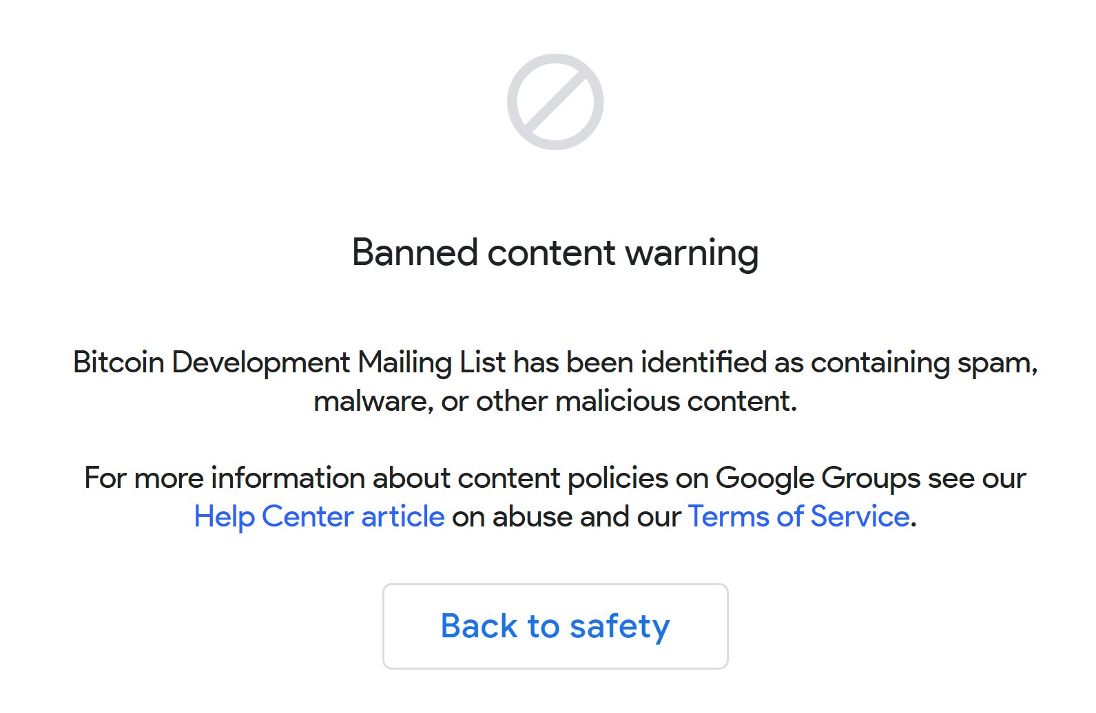 bitcoin developer mailing list